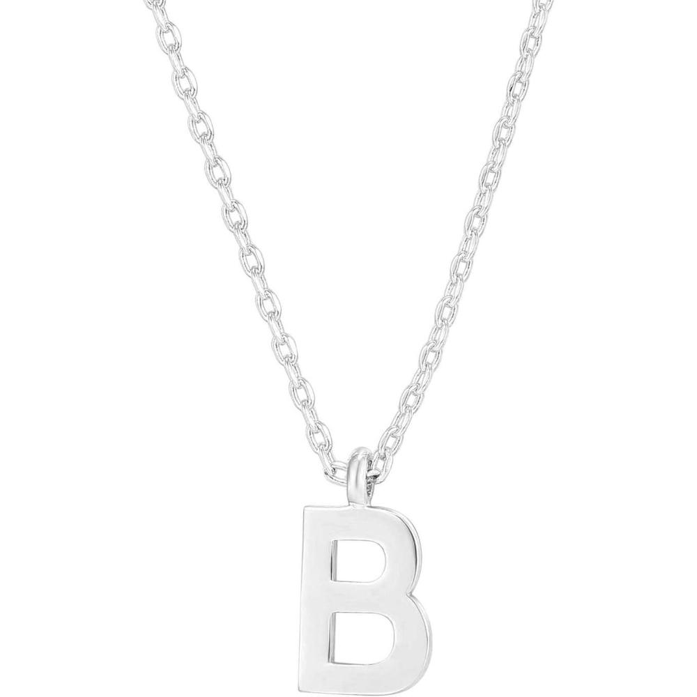 imagePAVOI 14K Gold Plated Initial Necklace  Letter Necklaces for Women B
