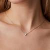 PAVOI 14K Gold Plated Tiny Heart Necklace | Dainty Necklace for Women | Personalized Letter Heart Choker | Adjustable Slider(- I)
