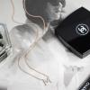 PAVOI 14K White Gold Plated Cubic Zirconia Initial Necklace | Letter Dainty Necklaces for Women(- B)