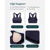 PAVOI ACTIVE Racerback Supportive Sports Bras for Women – High Support Scoop Neck Gym Workout Bra Removable Pads – HiPerform(Twilight)