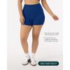 PAVOI ACTIVE Yoga Shorts for Women High Waisted Gym Shorts Buttery Soft Biker Workout Shorts 4″ & 6″ Compression Fit(Indigo)