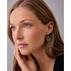 PAVOI 14K Gold Plated Teardrop Diamond Shaped Dangle Earrings for Women with Cubic Zirconia | Geometric Earring Pair(Yellow Gold)