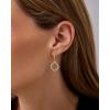 PAVOI 14K Gold Plated Teardrop Diamond Shaped Dangle Earrings for Women with Cubic Zirconia | Geometric Earring Pair(Yellow Gold)