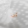 PAVOI 14K Gold Plated Thin Square Edge Open Hoop Earrings for Women | Trendy Lightweight Open Hoops(11.0 Millimeters)