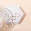 PAVOI 14K Gold Plated Thin Square Edge Open Hoop Earrings for Women | Trendy Lightweight Open Hoops(20 Millimeters)