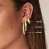 PAVOI 14K Gold Plated Wide Flat Edge Hoop Earrings for Women | Rose, White and Yellow Gold Hoops | Hypoallergenic Jewelry(Rose Gold)