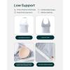 PAVOI ACTIVE Workout Halter Tops for Women Built in Bra – Low Support V Neck Backless Sports Tank Top Shelf Bra – HiPerform(Silver)