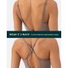 PAVOI ACTIVE Workout One Piece Jumpsuits for Women | Adjustable Straps Low Back Shelf Bra Full-Length Gym Romper | HiPerform(Teak)