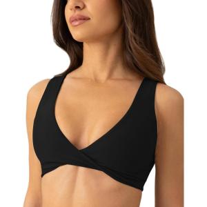 PAVOI ACTIVE Two Ways Twist Sports Bra for Women – Customizable Coverage Convertible Twist Front & Back Workout Bra, FlexFlow(Black)