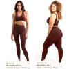 PAVOI ACTIVE Seamless Scrunch Butt Leggings | High Waisted Compression Sculpting Women Full Length Workout Pants | SculptForm(Brown)