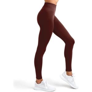 PAVOI ACTIVE Seamless Scrunch Butt Leggings | High Waisted Compression Sculpting Women Full Length Workout Pants | SculptForm(Brown)