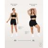 PAVOI ACTIVE Seamless Shorts | Sculpting Compression High Waisted 4.5″ & 6″ Scrunch Butt Ribbed SculptForm Biker Shorts(Stone)