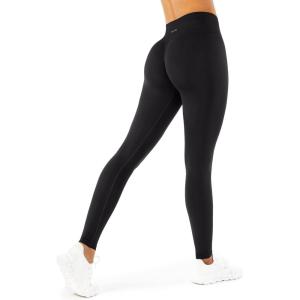 PAVOI ACTIVE Seamless Scrunch Butt Leggings | High Waisted Compression Sculpting Women Full Length Workout Pants | SculptForm(Black)