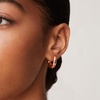 PAVOI Chunky Gold Hoop Earrings for Women, Lightweight 14K Gold Plated | Gold Hoops, Gold Plated Earrings, Womens Earrings, 14K Gold Hoop Earrings(Rose Gold)