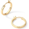 PAVOI Gold Hoop Earrings for Women, 14K Gold Plated Lightweight Hoops | Silver Hoop Earrings for Women, Gold Hoops, Hoop Earrings for Women, 925 Sterling Silver Posts(Yellow Gold)