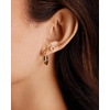 PAVOI Gold Hoop Earrings for Women, 14K Gold Plated Lightweight Hoops | Silver Hoop Earrings for Women, Gold Hoops, Hoop Earrings for Women, 925 Sterling Silver Posts(White Gold)
